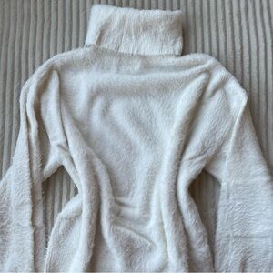 Cozy White Turtleneck Sweater